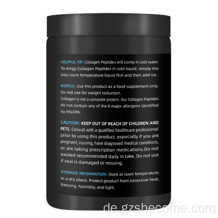 Kollagenpeptide hydrolysierte Kollagenpeptide